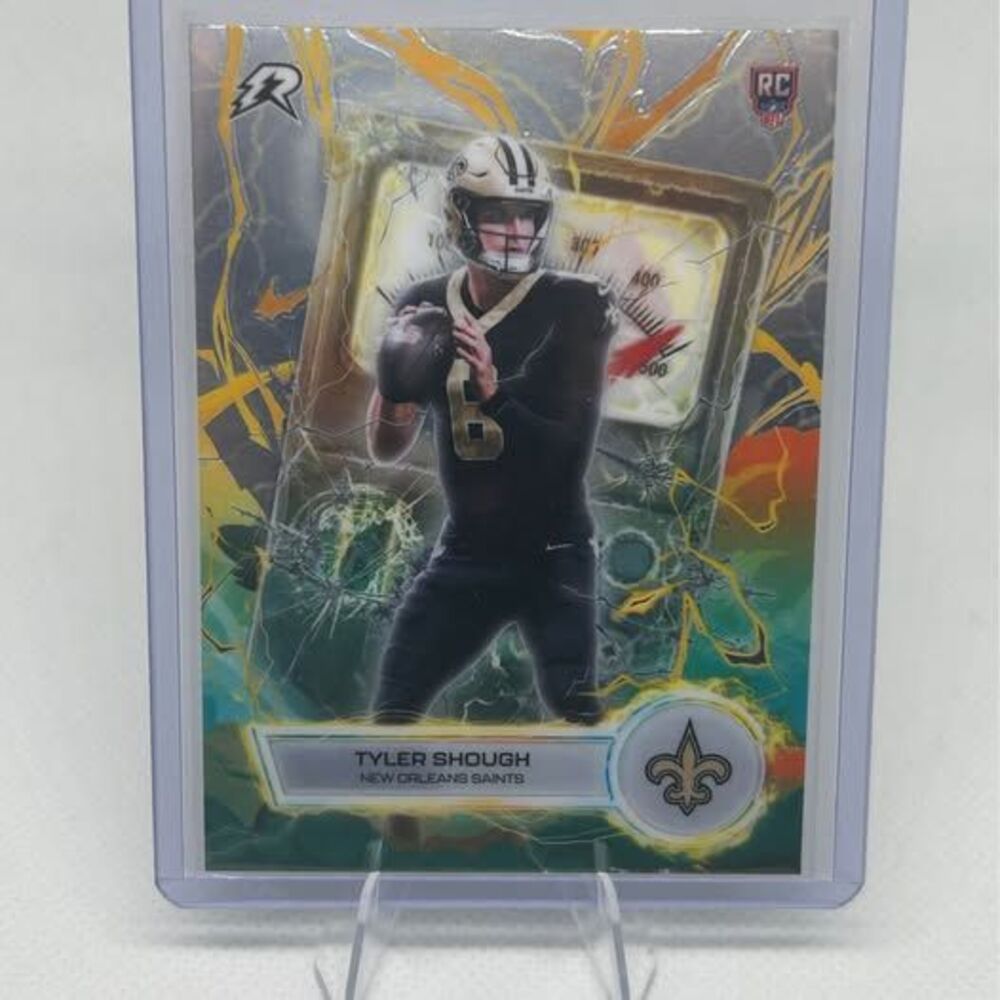 Topps 2025 Voltaic TYLER SHOUGH New Orleans Saints Football Rookie Insert #VT-3
